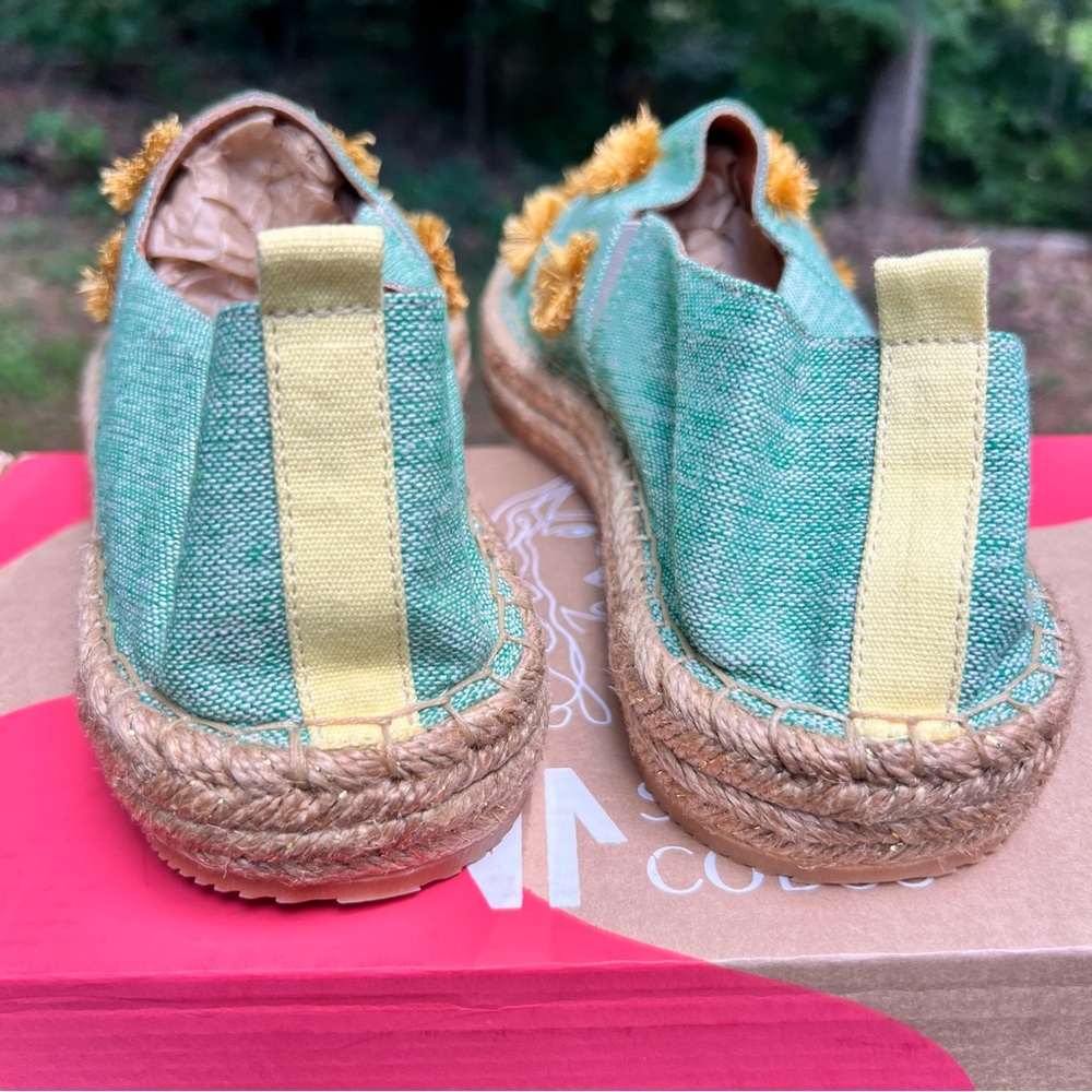 Silvia Cobos SC SOIL MOCASINES Leather Flat Espadrilles Women’s Sz 9 NEW - Picture 7 of 12